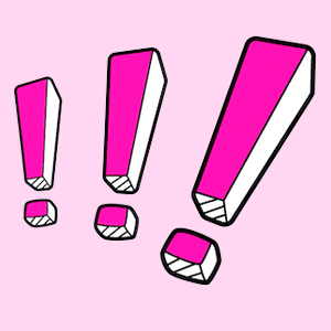 Thumbnail illustration of three exclamation points