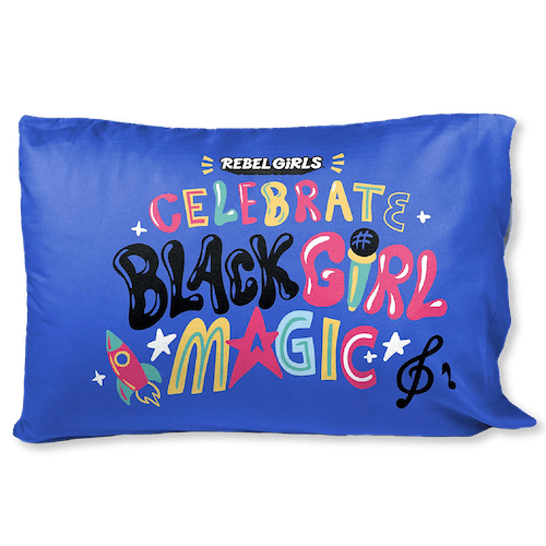 &#8220;Celebrate Black Girl Magic&#8221; Reversible Pillowcase