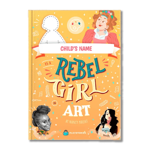 Personalized Rebel Girls Art Book by Playstories - thumbnail no 1