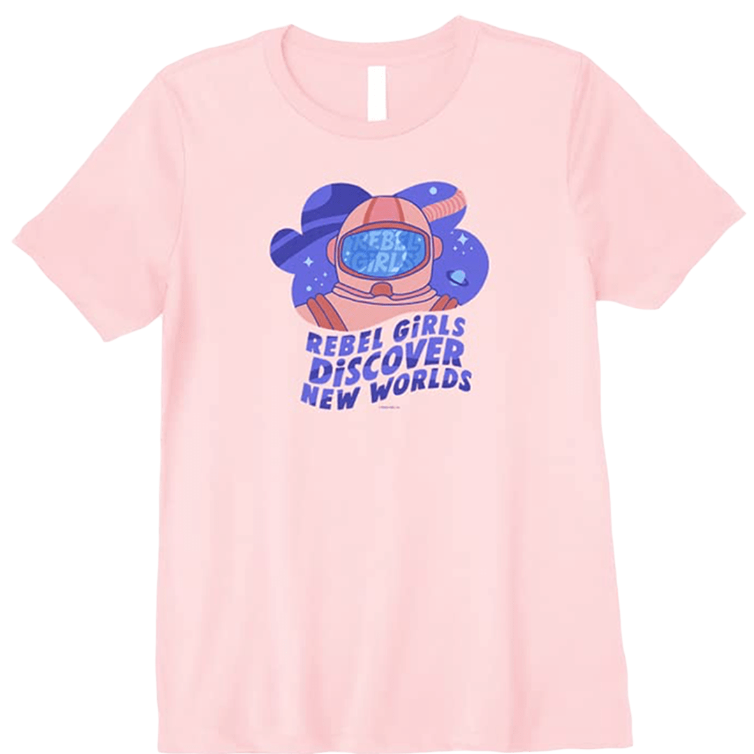 “Rebel Girls Discover New Worlds” Tops and Tees - thumbnail no 4