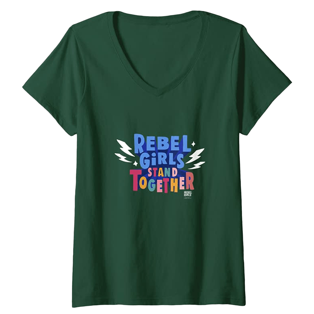 “Rebel Girls Stand Together” Tops and Tees - thumbnail no 3