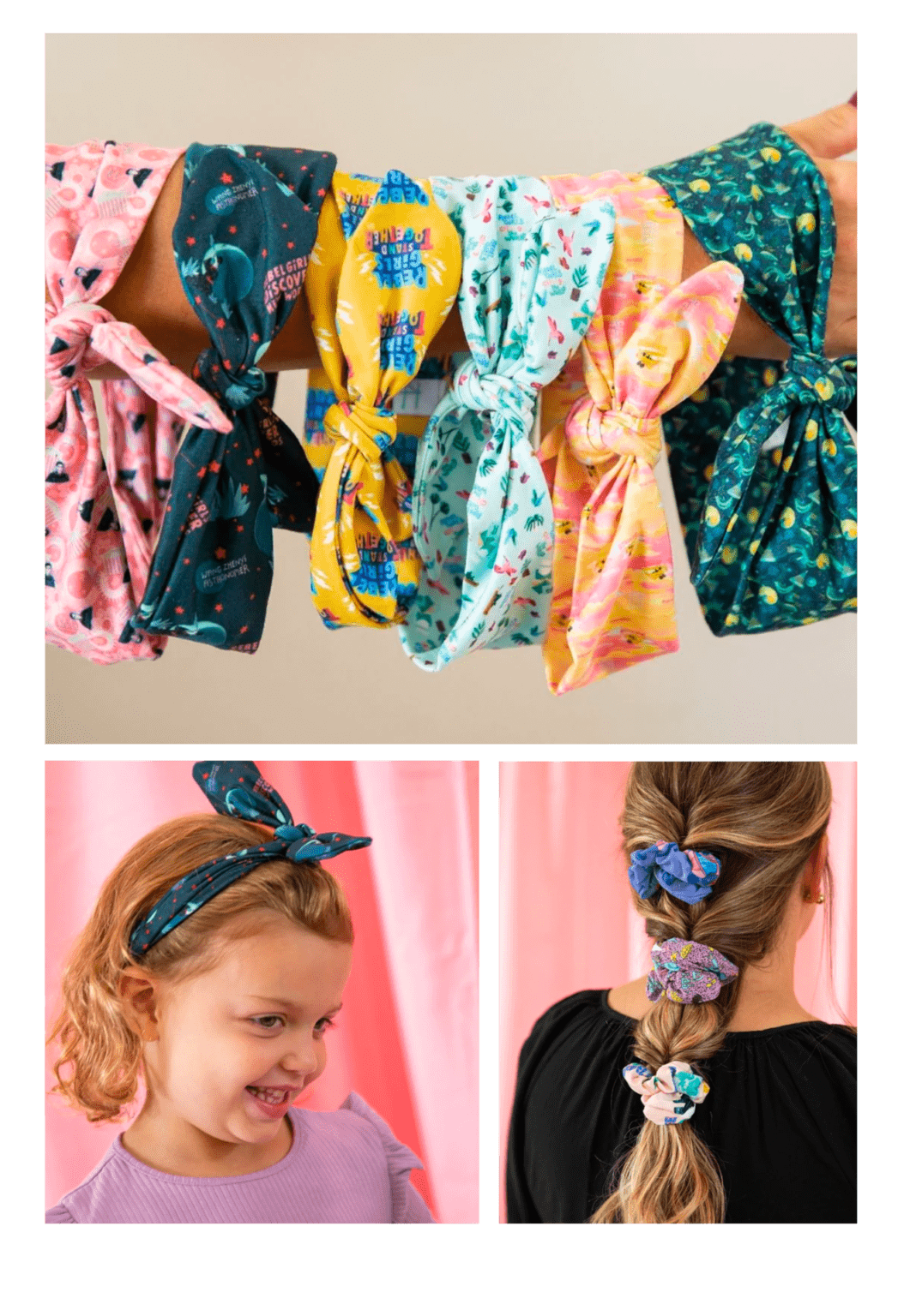 Rebel Headbands and Zipper Scrunchies (Sold out) | Rebel Girls display picture 3