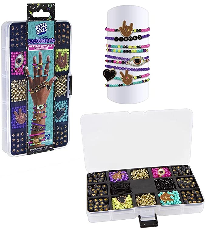 Black Girl Magic Bracelet-Making Kit with Charms and Beads - thumbnail no 1
