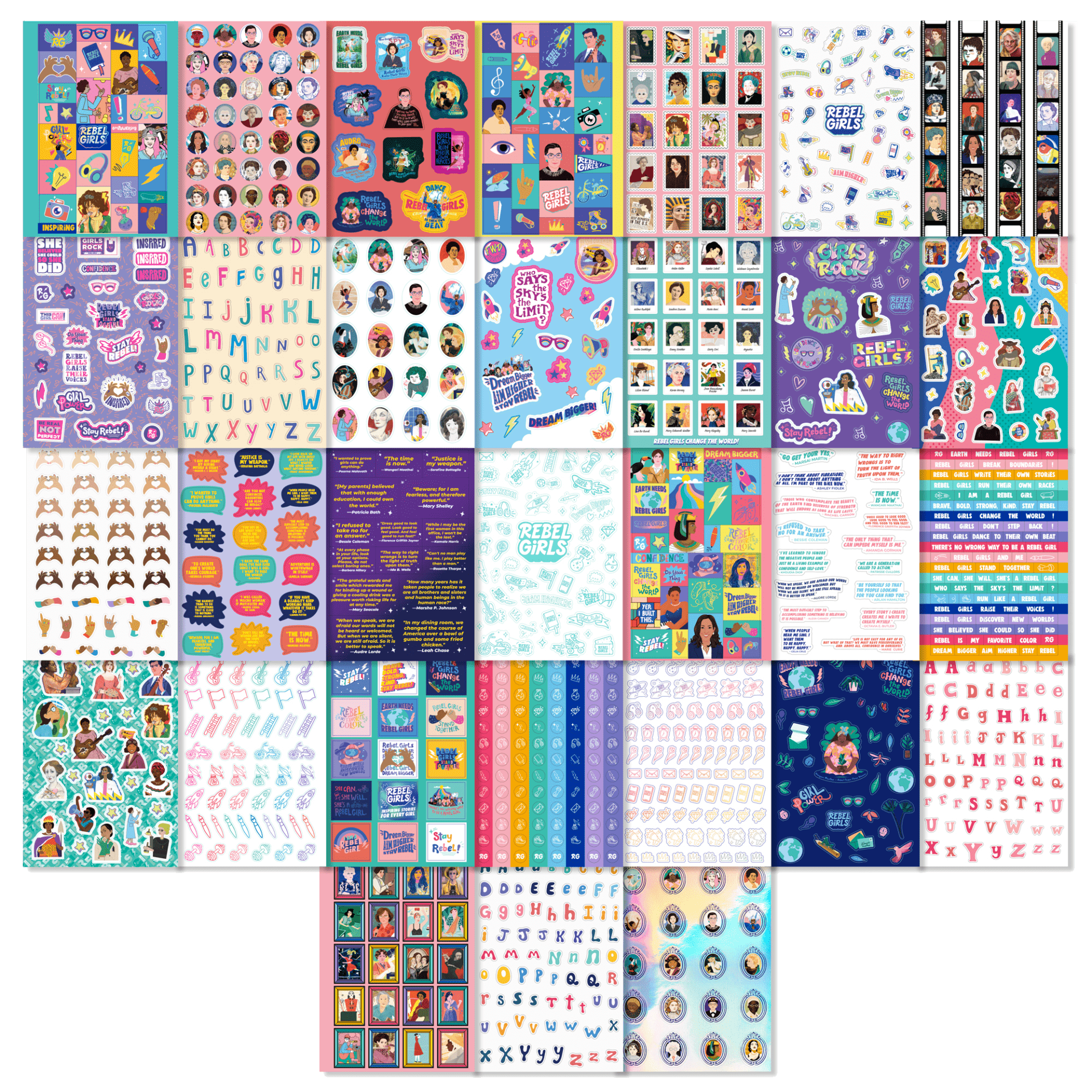 Rebel Girls Sticker Book with 1000+ Stickers - thumbnail no 2