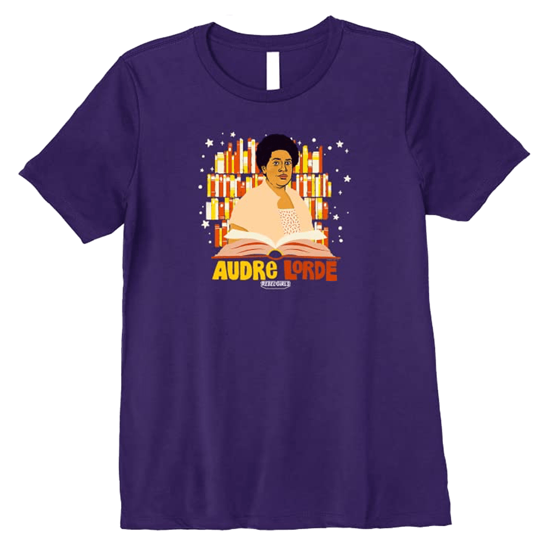 “Audre Lorde Portrait” Tops and Tees - thumbnail no 2