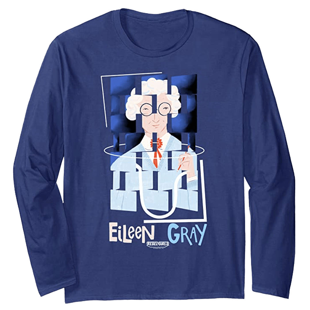 “Eileen Gray Portrait” Tops and Tees - thumbnail no 4