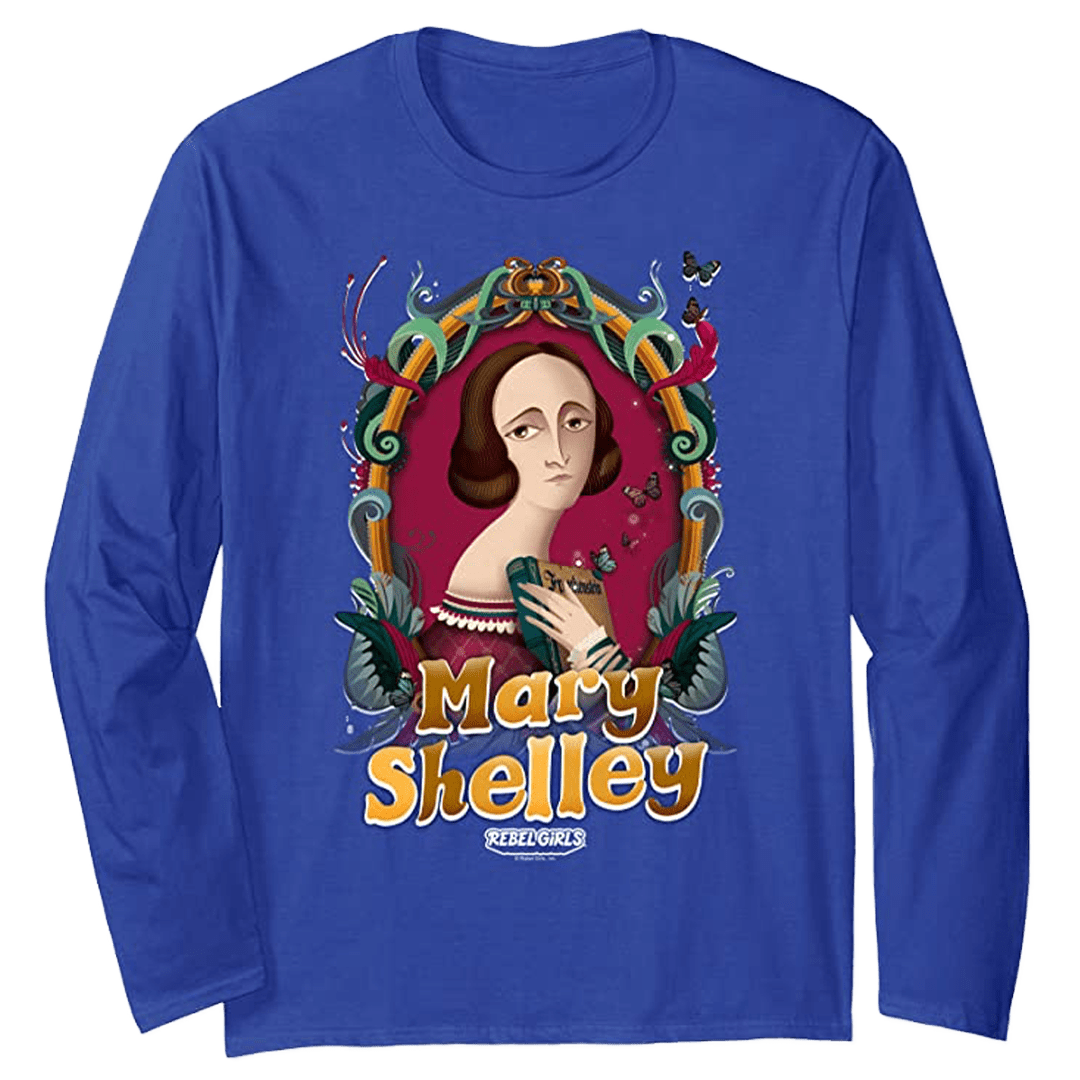 “Mary Shelley Portrait” Tops and Tees - thumbnail no 3