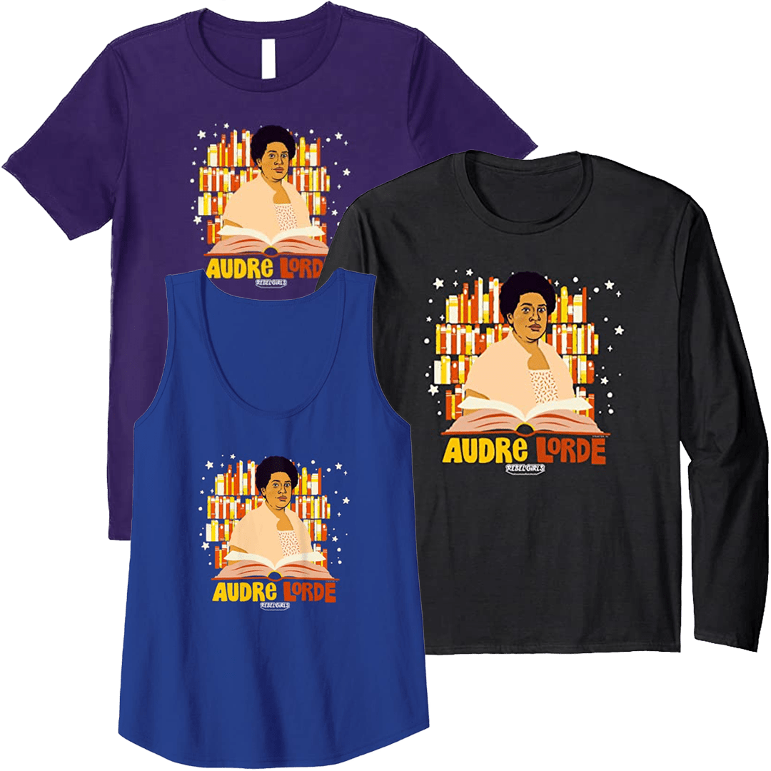 “Audre Lorde Portrait” Tops and Tees