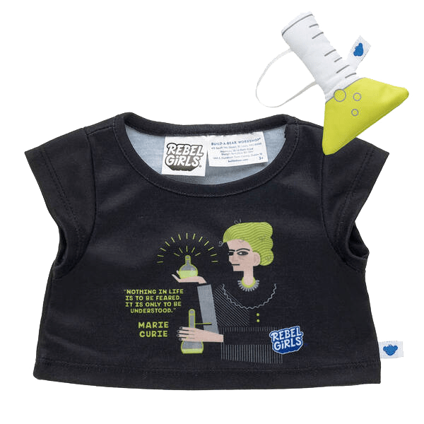 Marie Curie Rebel Girls Bear Gift Set by Build-A-Bear
