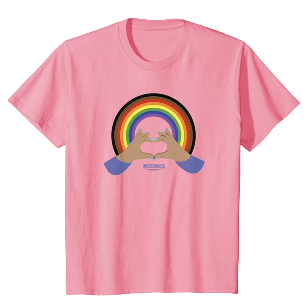 “Heart Hands Under The Rainbow” Tops and Tees