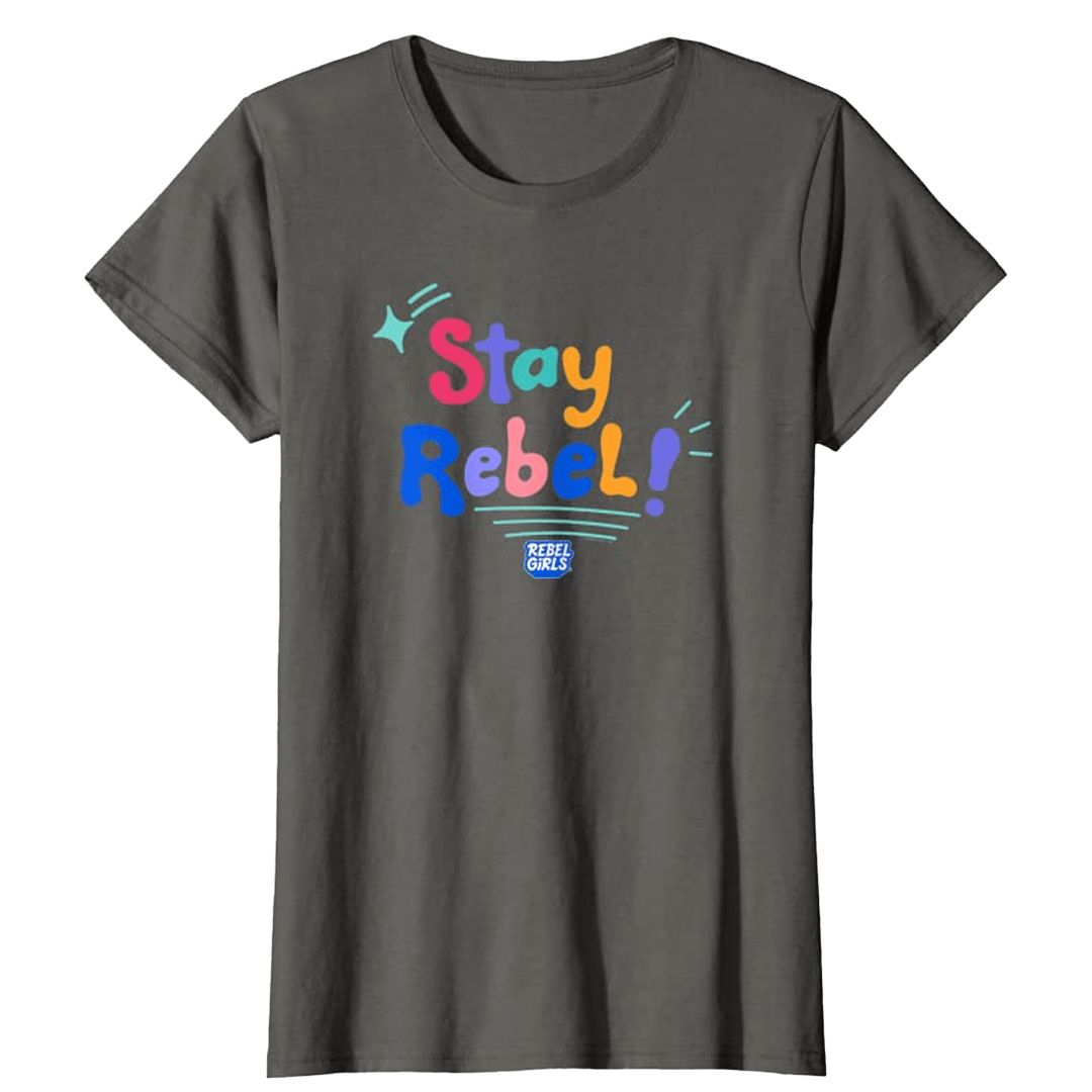 Doodled “Stay Rebel!” Tops and Tees - thumbnail no 4