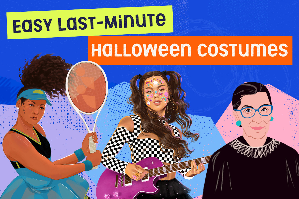 6 Easy Last-Minute Halloween Costumes for Rebel Girls