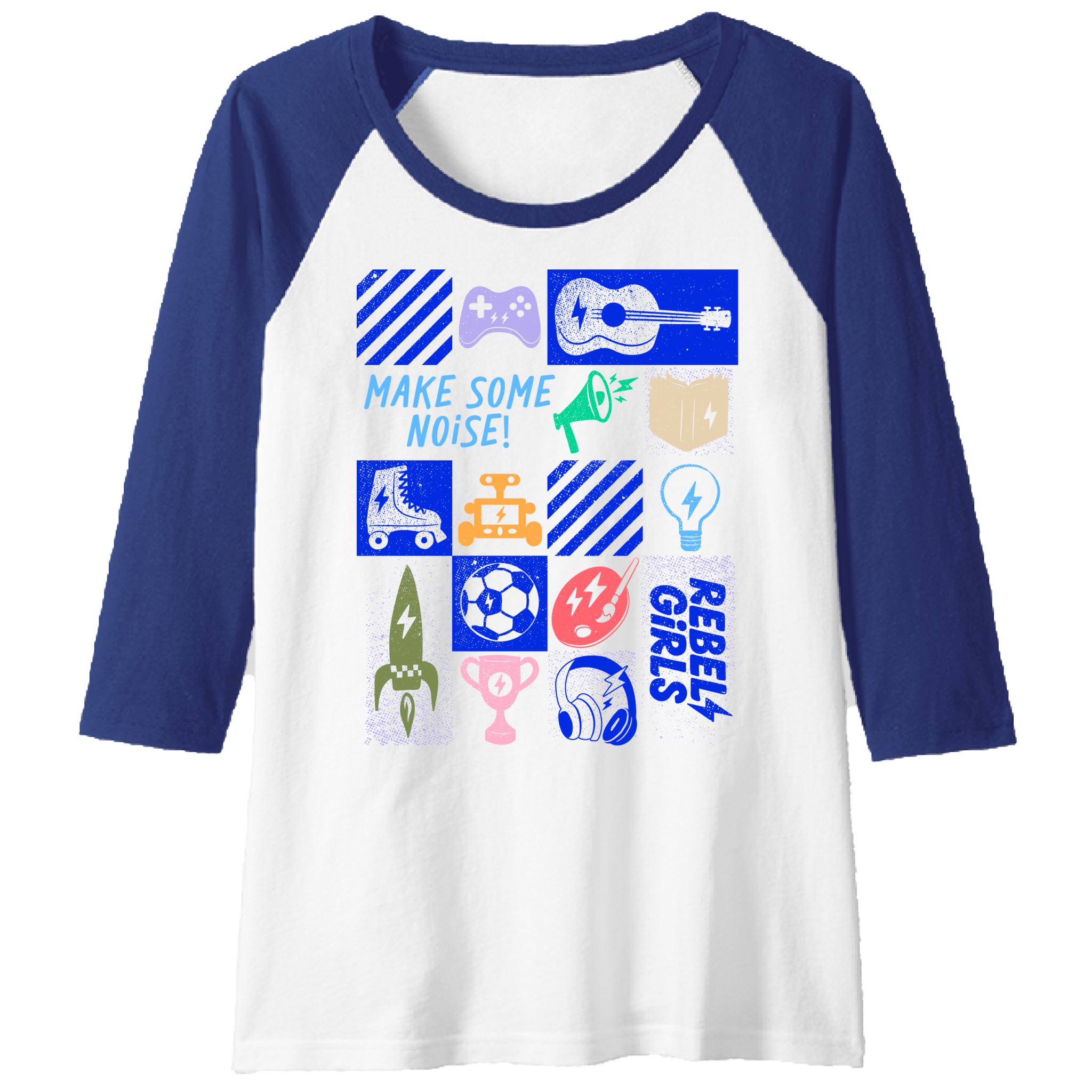 トップス AH / SD Make Some Noise T Make Some Noise!” Tops and Tees | Rebel Girls