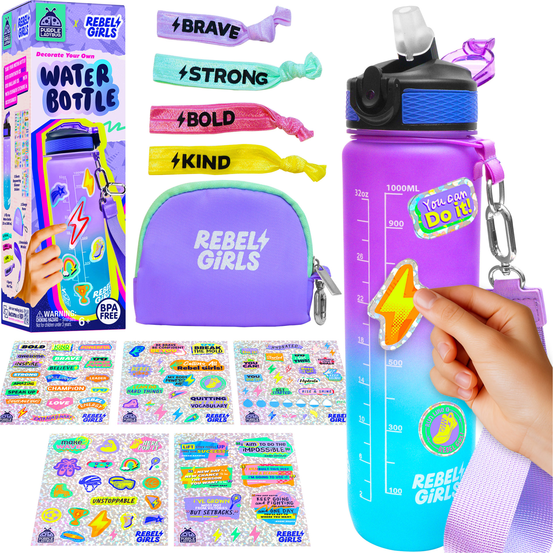 Decorate Your Own Sports Water Bottle Kit
